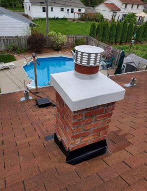 small chimney with cap